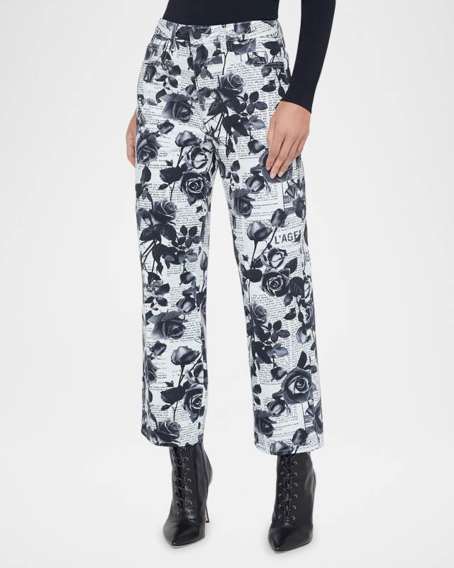 June Ultra-High Rise Crop Stovepipe Jeans